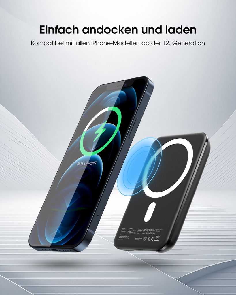 Xlayer Magfix Pro Wireless Powerbank I 5000mAh PD 20W I Produktbild 3