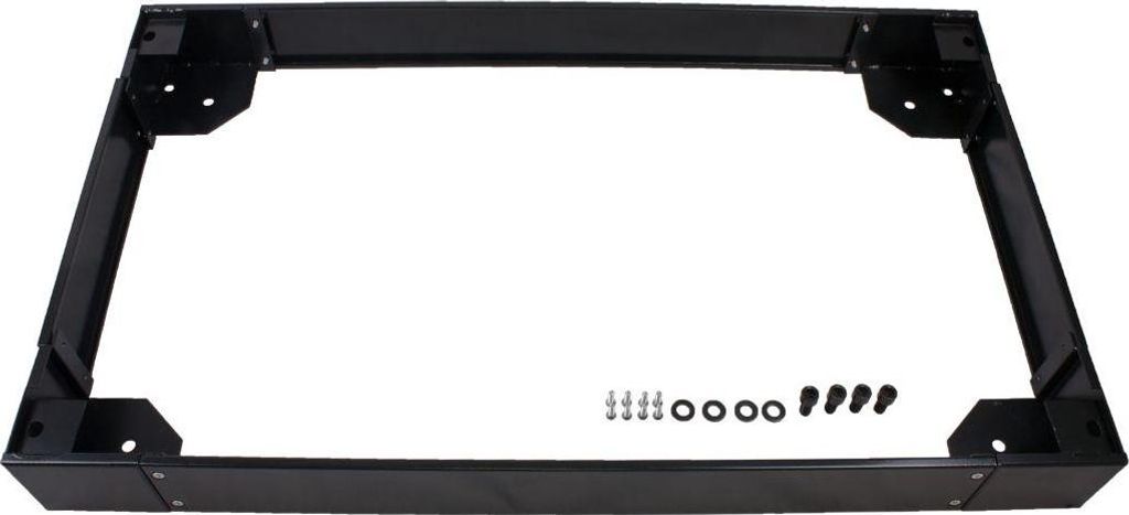 Rockstable 19" Sockel - Rollenplattform - Schwarz - SPCC - Stahl - 48,3 cm (19 Zoll) - 600 mm - 1000 mm