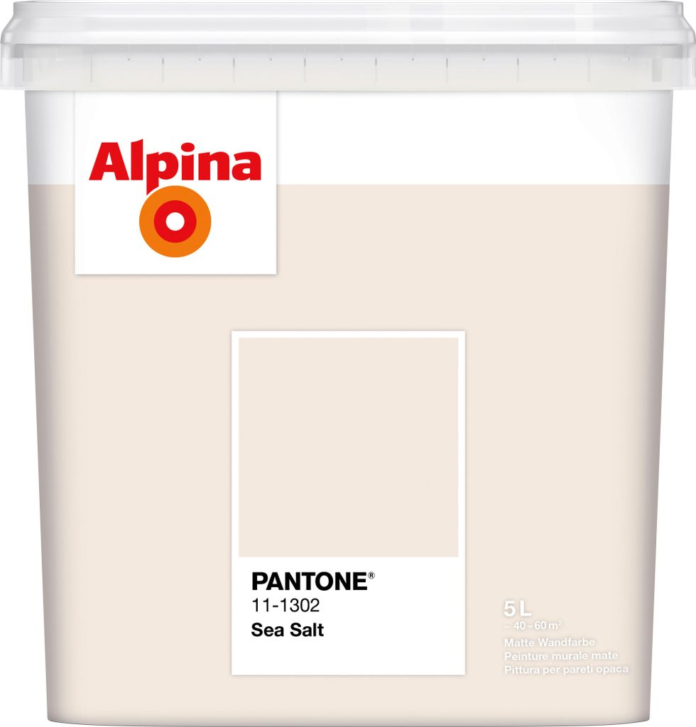 Alpina Wandfarbe Pantone matt sea salt 5 L