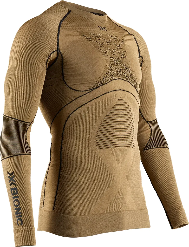 Maillot Ski et Alpinisme X-BIONIC Radiactor 4.0 Homme Thermique Or Noir