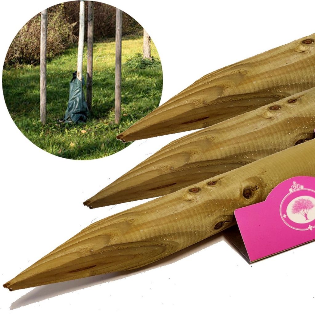 Sada s 3x dřevěnými sloupky - Výška 150 cm - Tloušťka 4 cm Obrázek produktu 