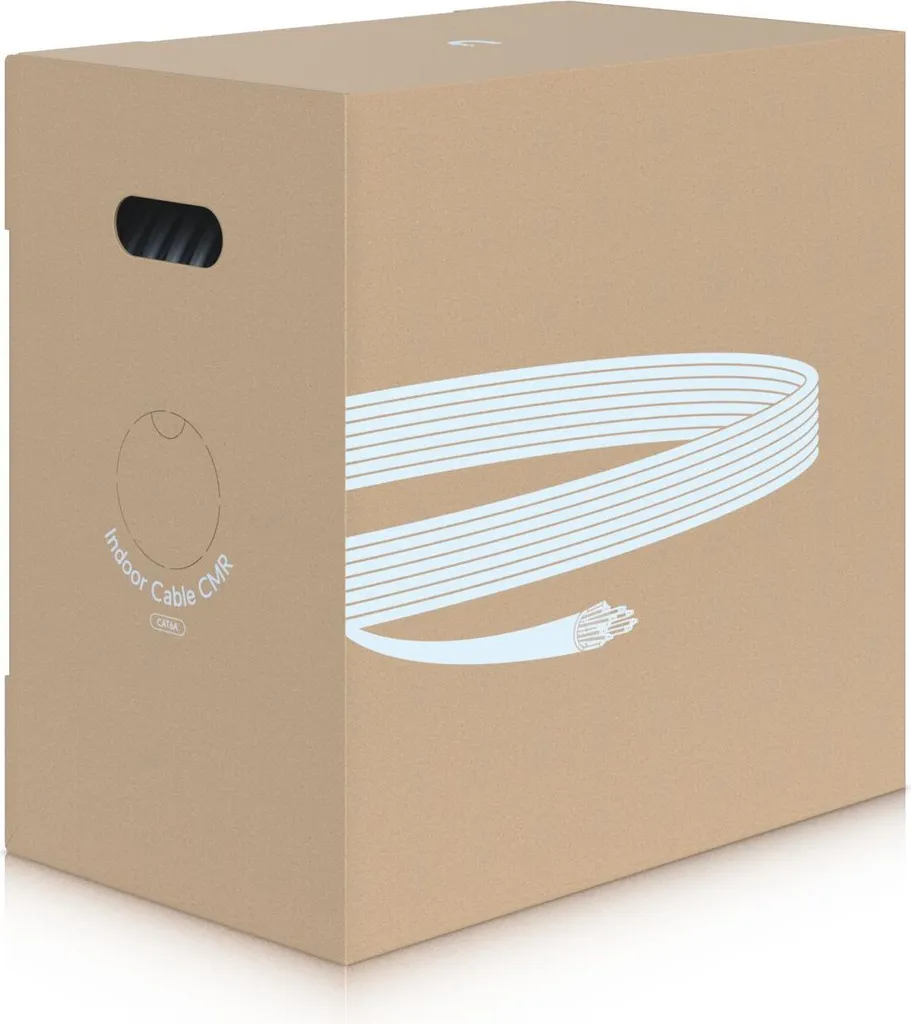 Ubiquiti UniFi Cat6A CMR Câble Ethernet Intérieur Haute Performance 305m