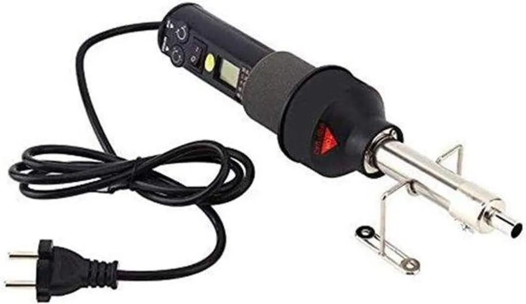 Pistolet à air chaud 450W avec écran LCD et buse pour soudure de précision