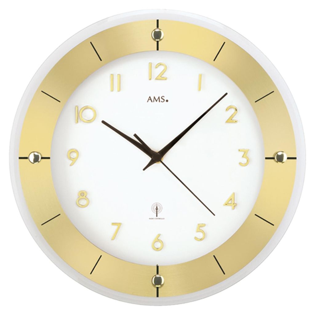 AMS Funk-Wanduhr, Funkwerk, D31x4cm, 5850 Produktbild 