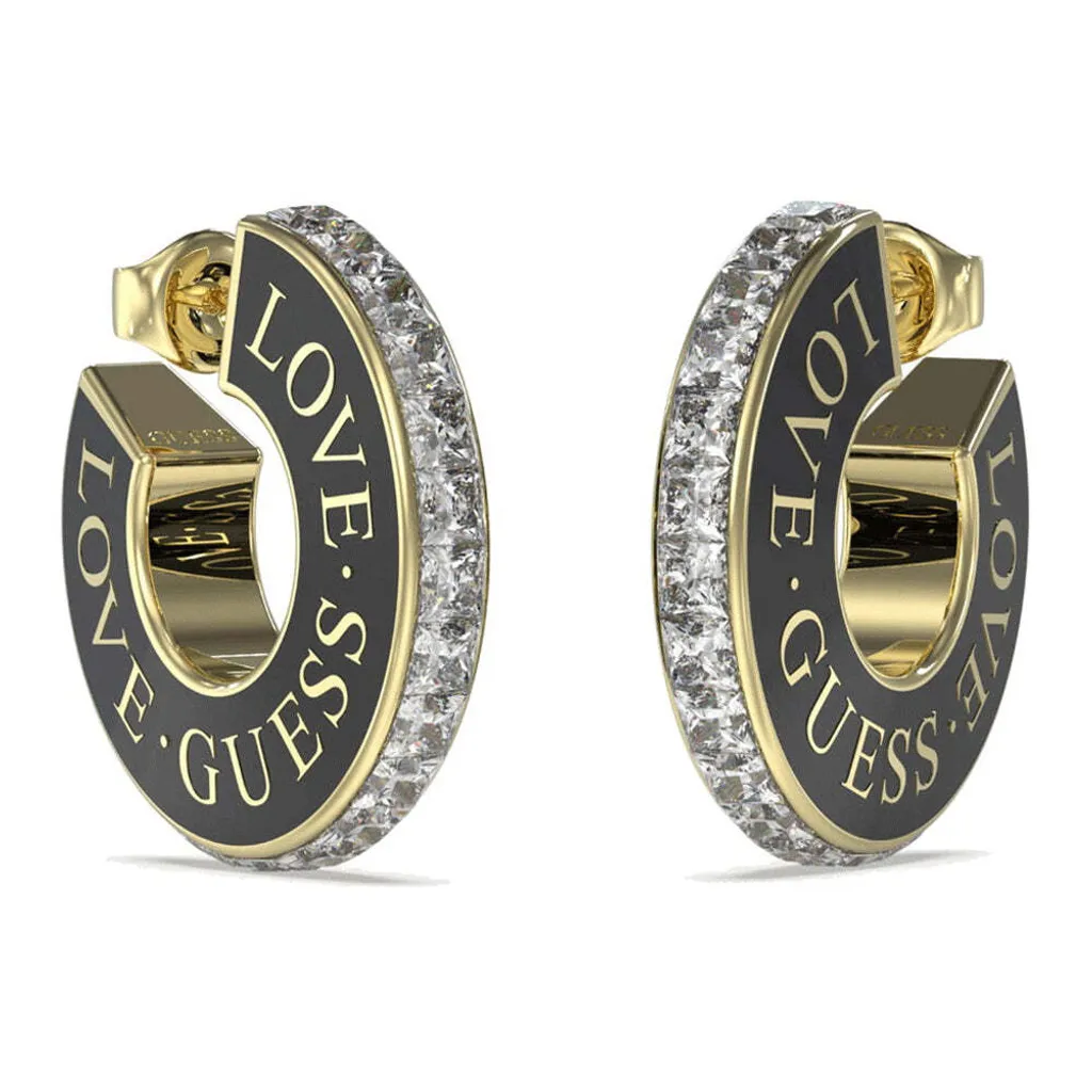 Guess Orecchini a Cerchio Collezione Oro Love Guess - Glamour Donna - 1