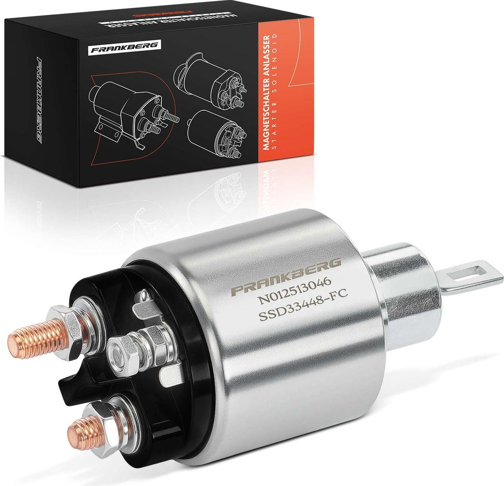 Frankberg 1x Magnetschalter Starter für Peugeot Boxer Bus Fiat Ducato Citroën Jumper