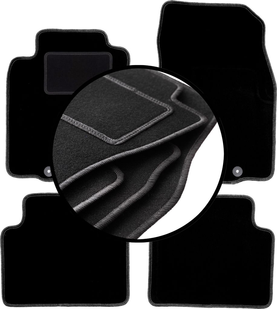 Komplettset Veloursmatten für: Renault Koleos II SUV (2016-)