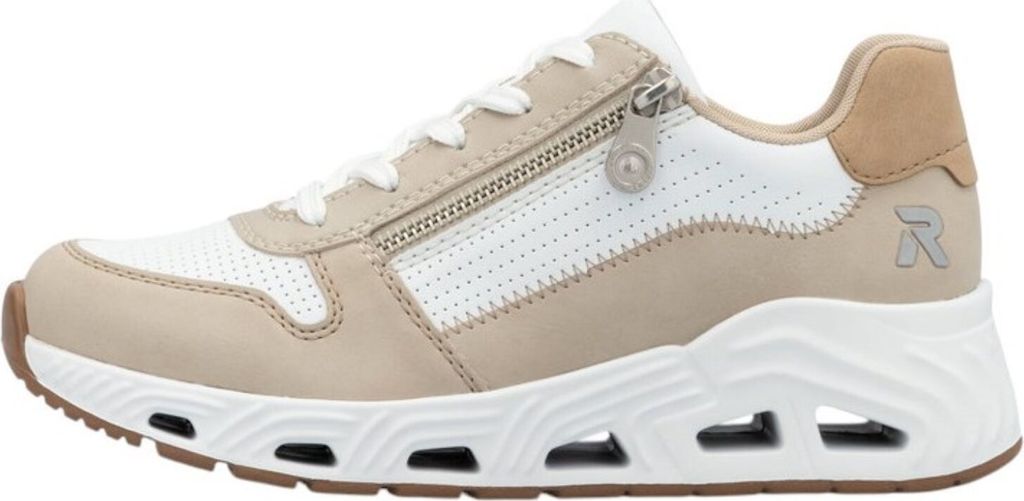 Rieker fsk damen halbschuhe Schnürschuhe weiß in Gr. 43