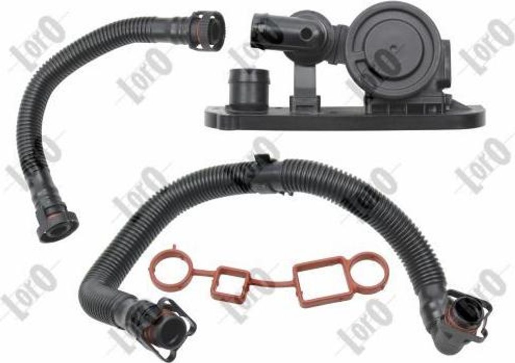 ABAKUS 053-028-053 Reparatursatz, Motorblockentlüftung OE 06F103221Ekit kompatibel mit Passat 3C, Jetta, Golf VI, Golf V, EOS, Octavia, Toledo, Le...