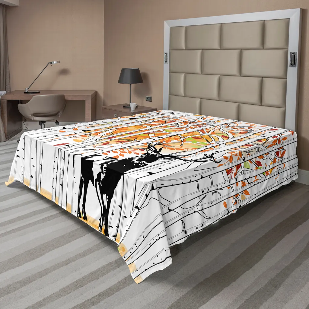 Lenzuolo Superiore ABAKUHAUS Foresta Autunnale 266x260 cm | Design