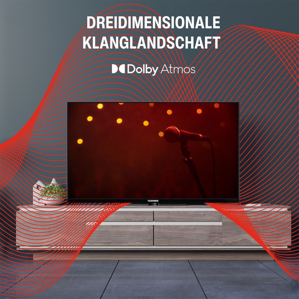 Telefunken Fernseher Geht An Und Aus Telefunken 55 Zoll Fernseher Fire TV (4K UHD | Kaufland.de