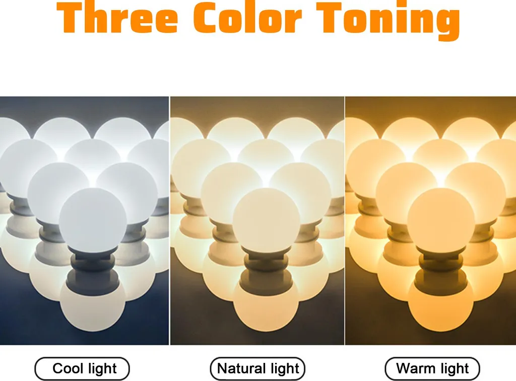 Luci Specchio Design Moderno - Ricarica USB e Touch Dimmerabile - 1