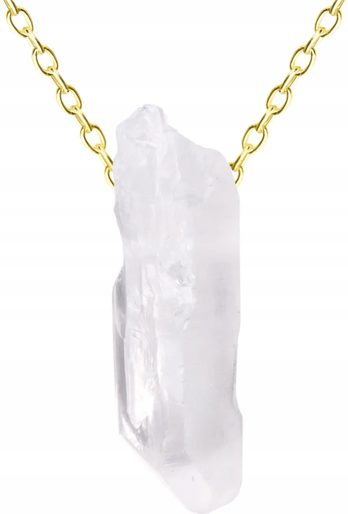 Collana Vintage Style Argento 925 Oro con Pietre Naturali Grezze