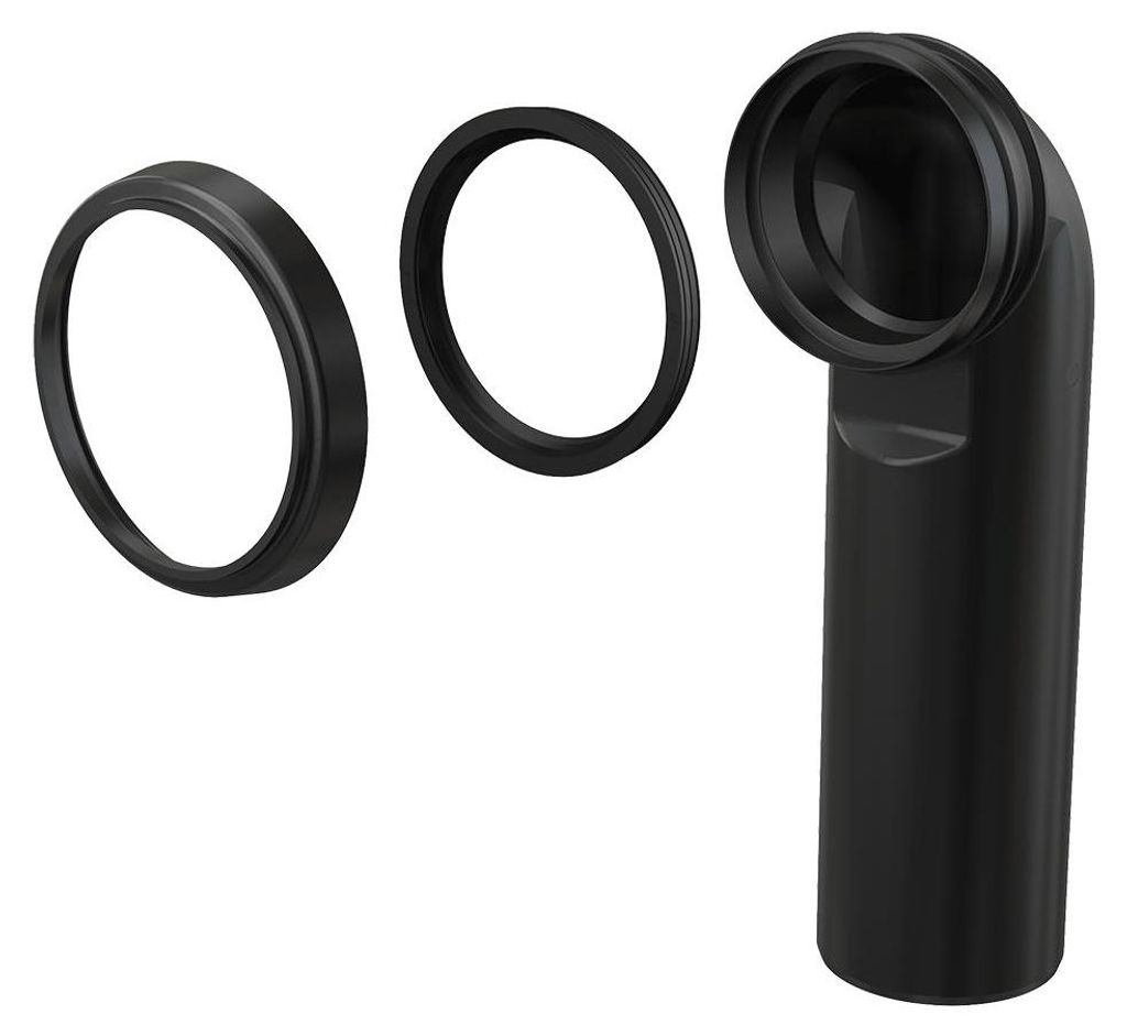 Alcadrain Abflussbogen 90° Slim für Wand-WC, DN 90 × DN 90, Produktbild 