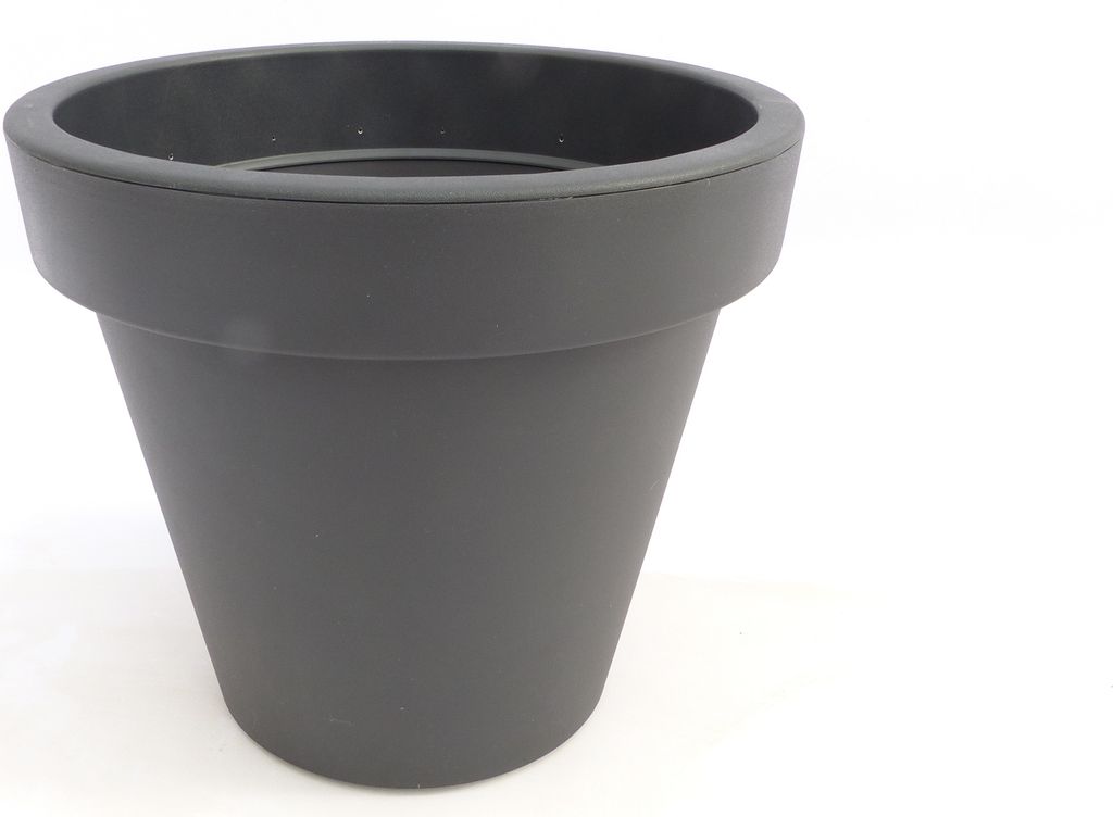 Kunststoff Blumentopf schwarz Ø40 cm - Höhe 35 cm