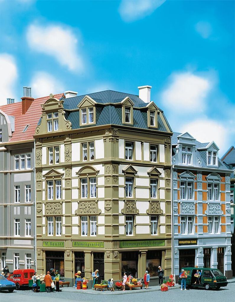 Faller H0 130916 Stadteckhaus Goethestraße 62 1:87