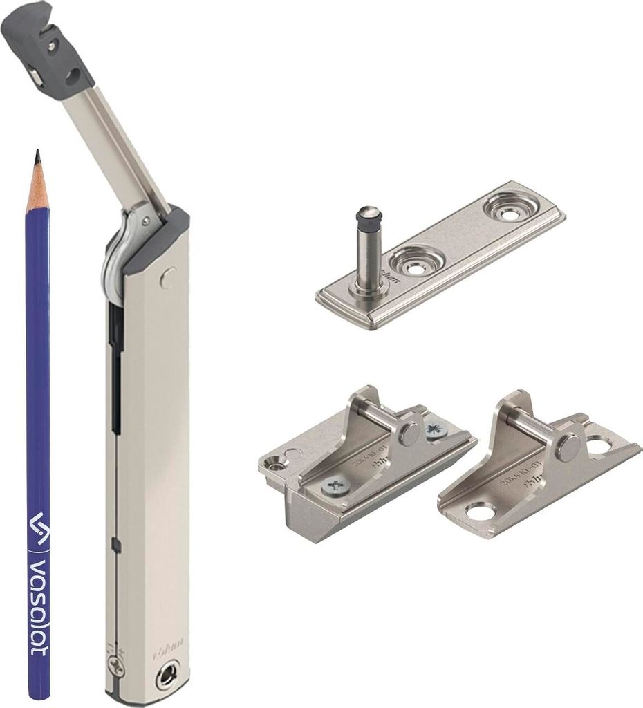 Blum Aventos HK-XS 20K1101 Kraftspeicher Set 6-tlg., Klappenbeschlag für Holz- und Alufronten