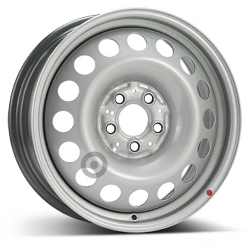 Jante tôle 17 pouces ALCAR ACCIAIO 9002 Argent 5x112 pour l'hiver
