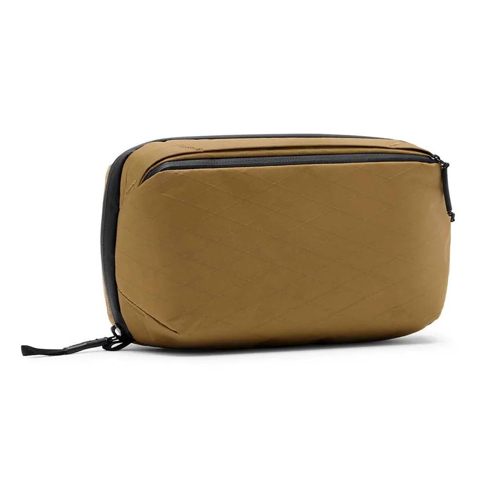 Peak Design Wash Pouch Coyote: Beauty Case Viaggio X-Pac Resistente - 4