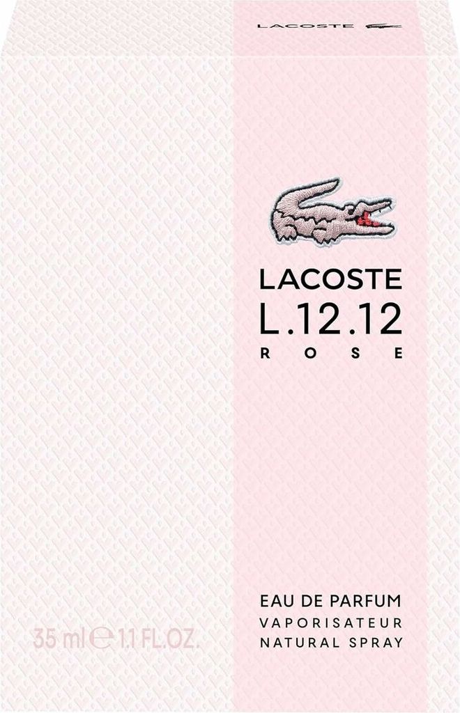 Lacoste L.12.12 Rose woda perfumowana spray 35ml Zdjęcie produktu 
