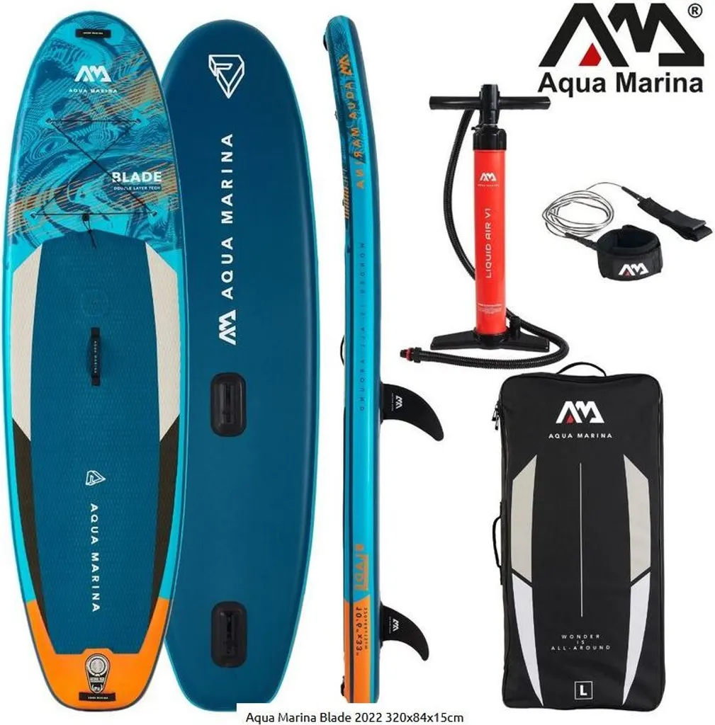 Planche de Paddle Gonflable Blade 10'6" Windsurf Aqua Marina Set - 11