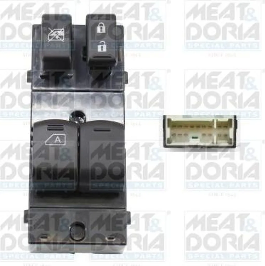 Interrupteur lève-vitre fiable MEAT & DORIA 26474 compatible Micra OE