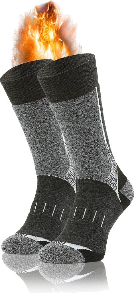 Sesto Senso Winter Trekking Kniestrümpfe Mit Silber Weiß 39-41