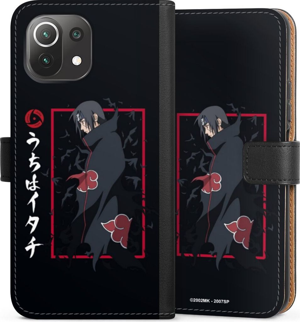 DeinDesign Klapphülle für Xiaomi Mi 11 Lite 5G NE Handytasche Lederhülle Tasche Naruto Shippuden Offizielles Lizenzprodukt Itachi Uchiha