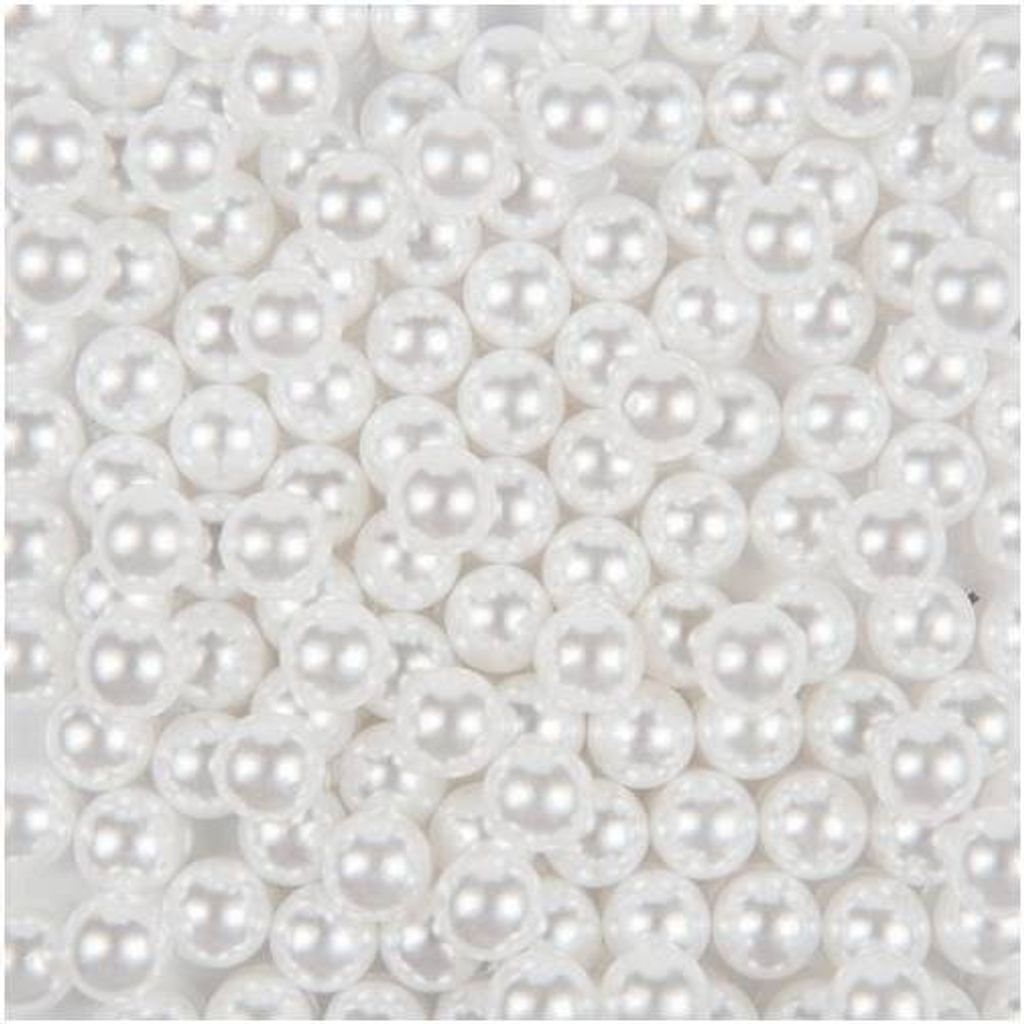 Dekoperlen Shiny Pearls 10mm weiß 300ml Box (41,66€/ L) Season