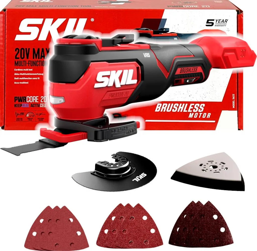 Skil Outil Multifonction Brushless Performance Sans Fil - Gamme Expert