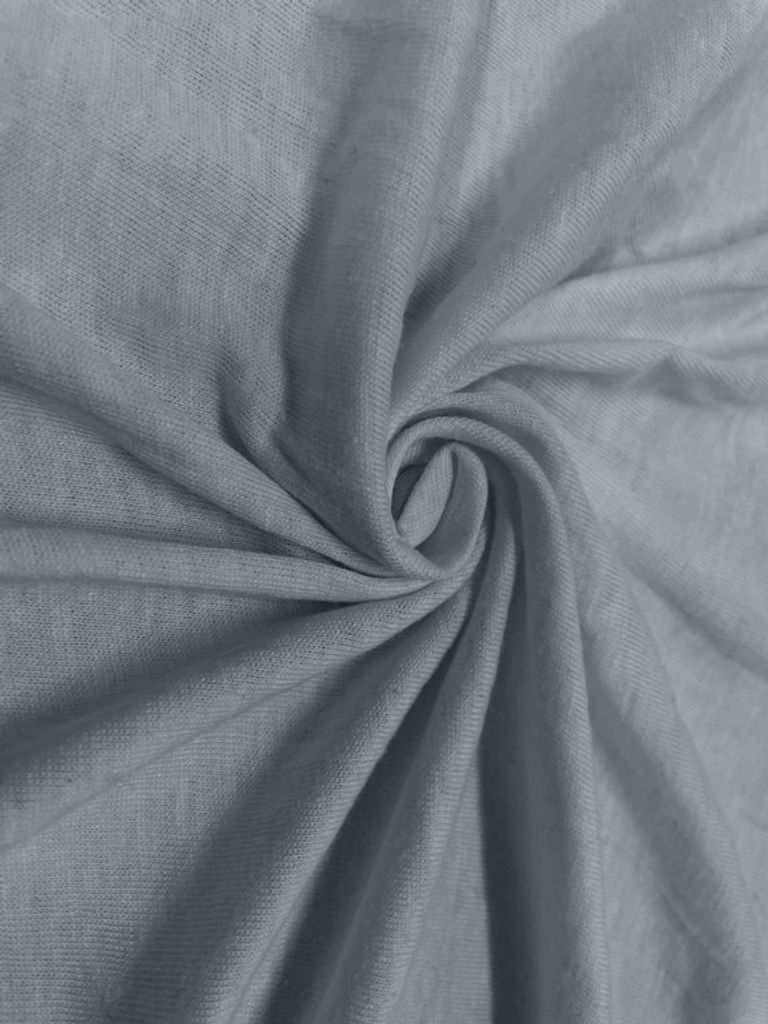 Bettlaken Jersey Top 90x200 cm hellgrau