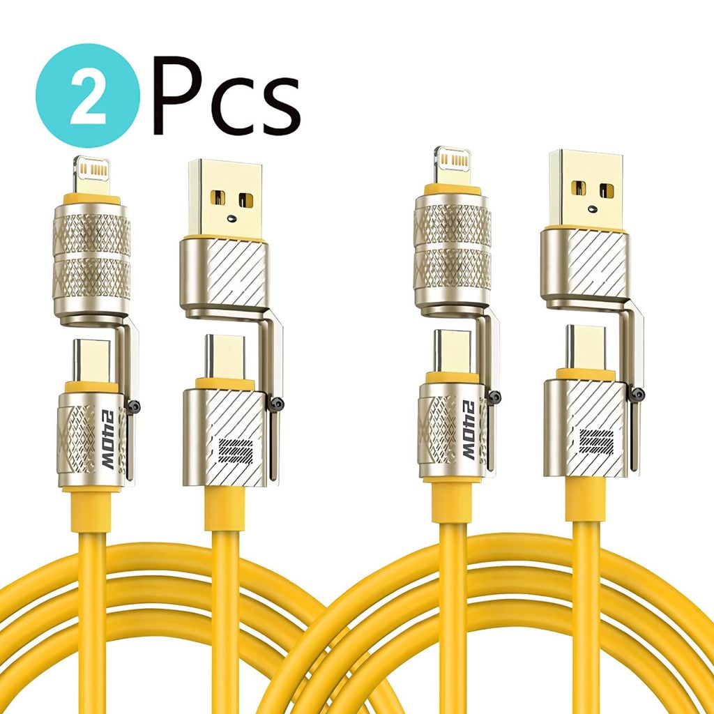 2-teiliges 240-W-USB-C-Schnellladekabel für iPhone USB Typ C Schnellladung für iPhone Xiaomi Samsung PD 2-in-2-Datenkabel USB-Kabel, 1,5 m