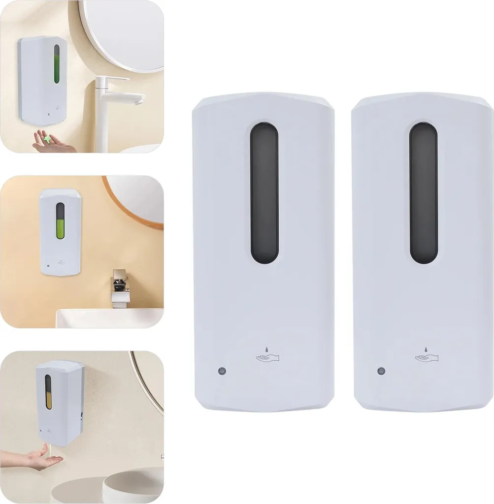 Distributeur de savon automatique sans contact mural idéal pour la cuisine
