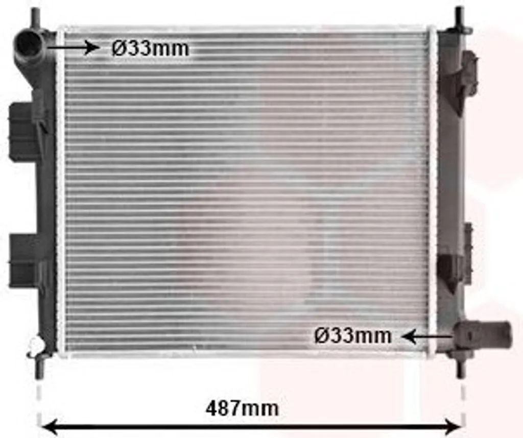 Radiateur moteur anti-surchauffe pour voiture HYUNDAI i10 IA