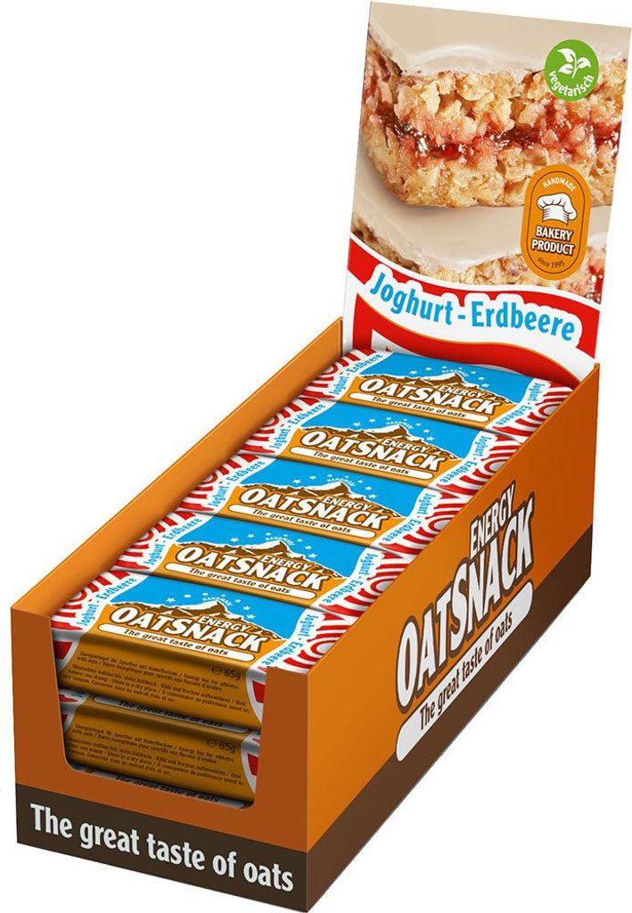 OatSnack - Oat Snack Riegel, 15 x 65 g Riegel / Produktbild 