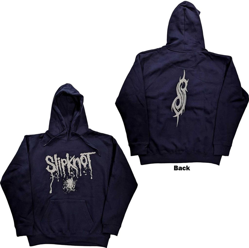 Slipknot - Hoodie zum Überziehen für Herren/Damen Uni RO2412 (S) (Marineblau)
