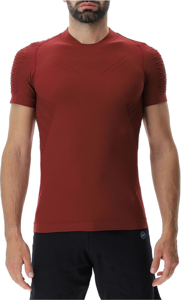 UYN City kurzarm Laufshirt Herren R703 - cabernet XXL