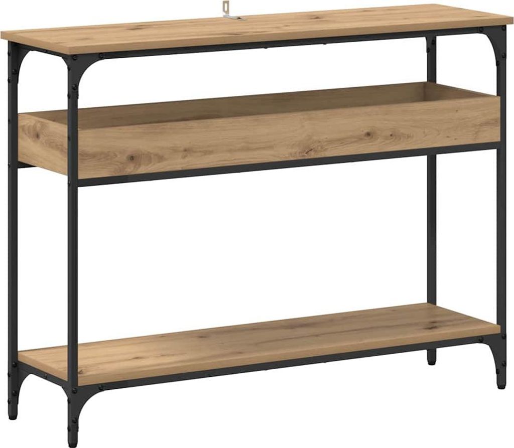 SYFAX Konsolentisch Artisan-Eiche 100 x 29 x 75 cm Holzwerkstoff