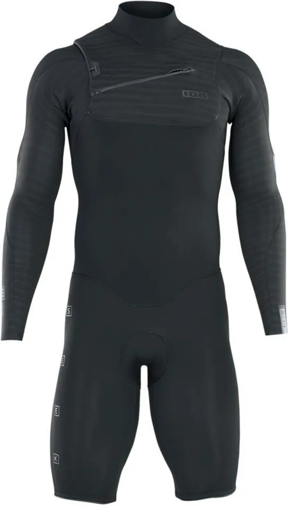 Ion Seek Core 3/2 mm Shorty Noir S : Souplesse et Confort Front Zip