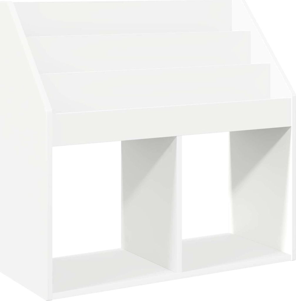Kinderregal mit Speicher Weiß 72,5 x 29,5 x 69 cm Holzwerkstoff