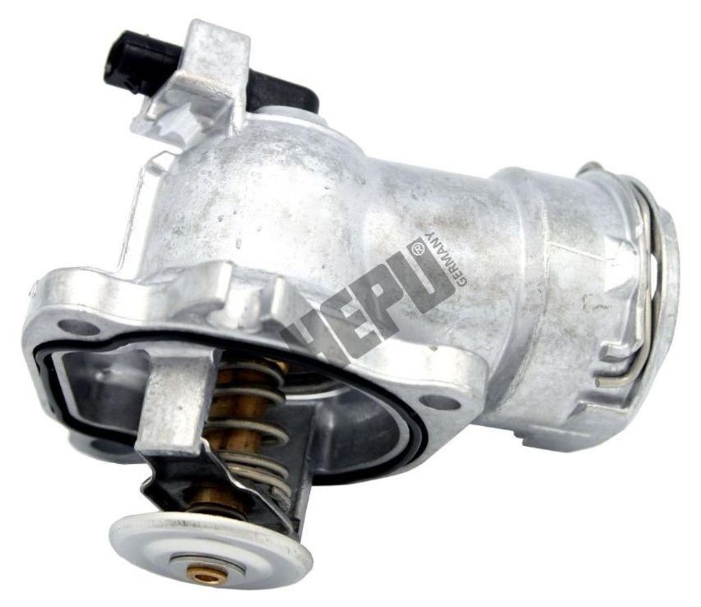 HEPU Thermostat Kühlmittel 92°C passend für MERCEDES-BENZ C-Klasse Limousine (W204) C-Klasse T-modell (S204) E-Klasse Limousine (W212) M-Klasse GLK