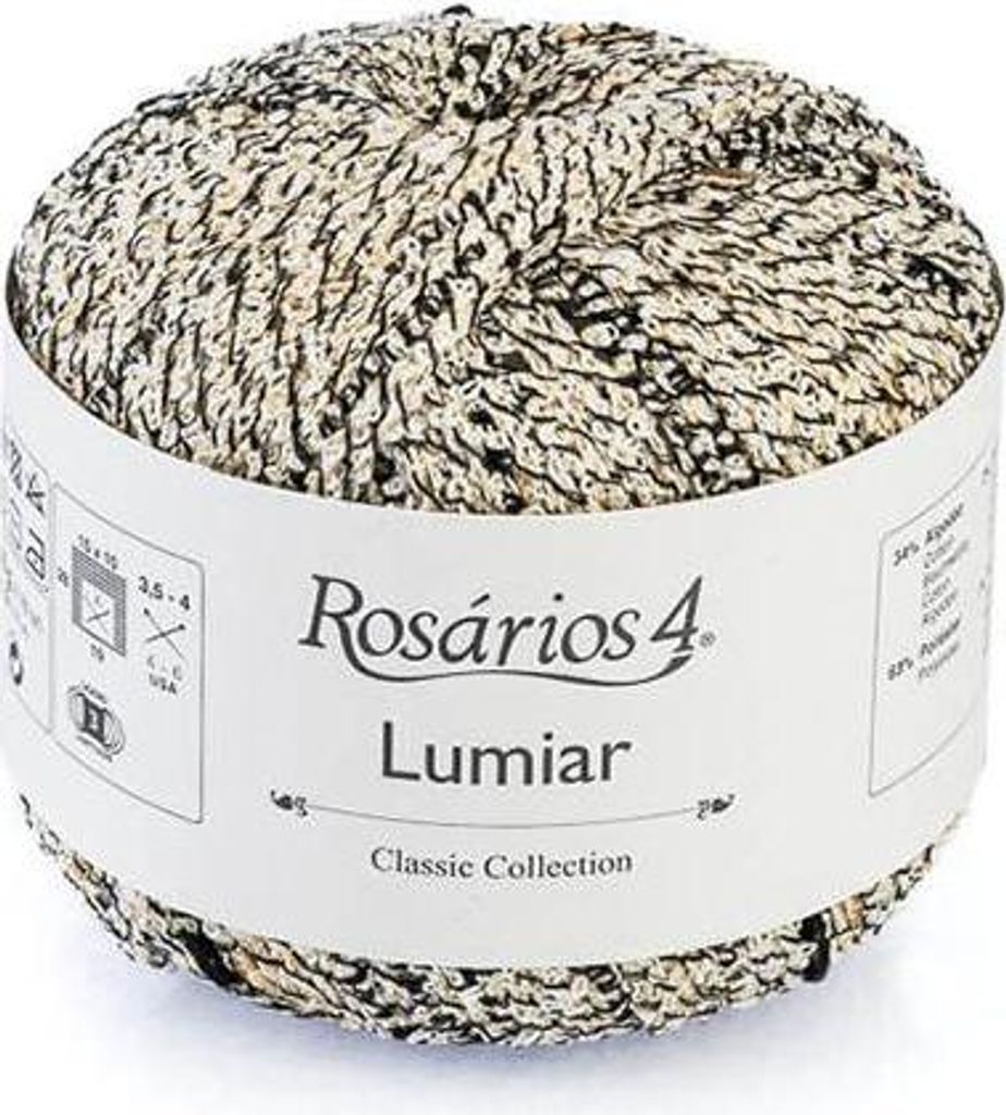 Rosarios 4 Lumiar Fantasiegarn 07 Schokolade - Ideal für Tweed-Designs & Accessoires