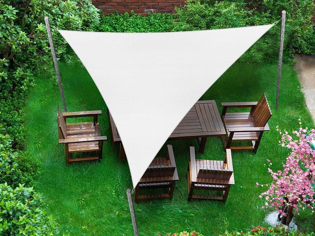 Premium wasserdichtes Segel 3,5x3,5x3,5 Grau