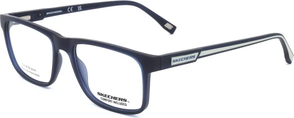 Monture de Lunettes de Vue Homme Skechers SE3304 Bleu 53mm Design Chic
