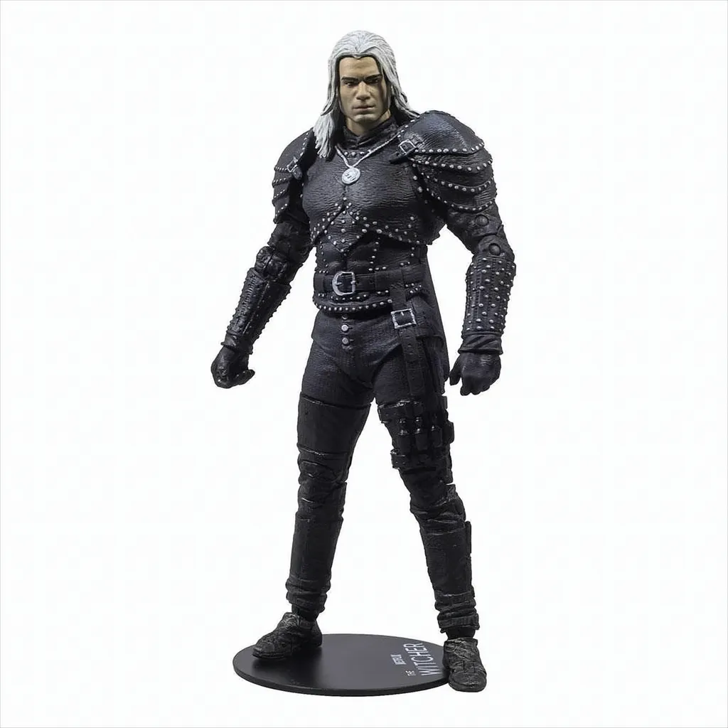 Geralt de Riv Figurine 18 cm The Witcher Netflix - Finition Ultra Détaillée