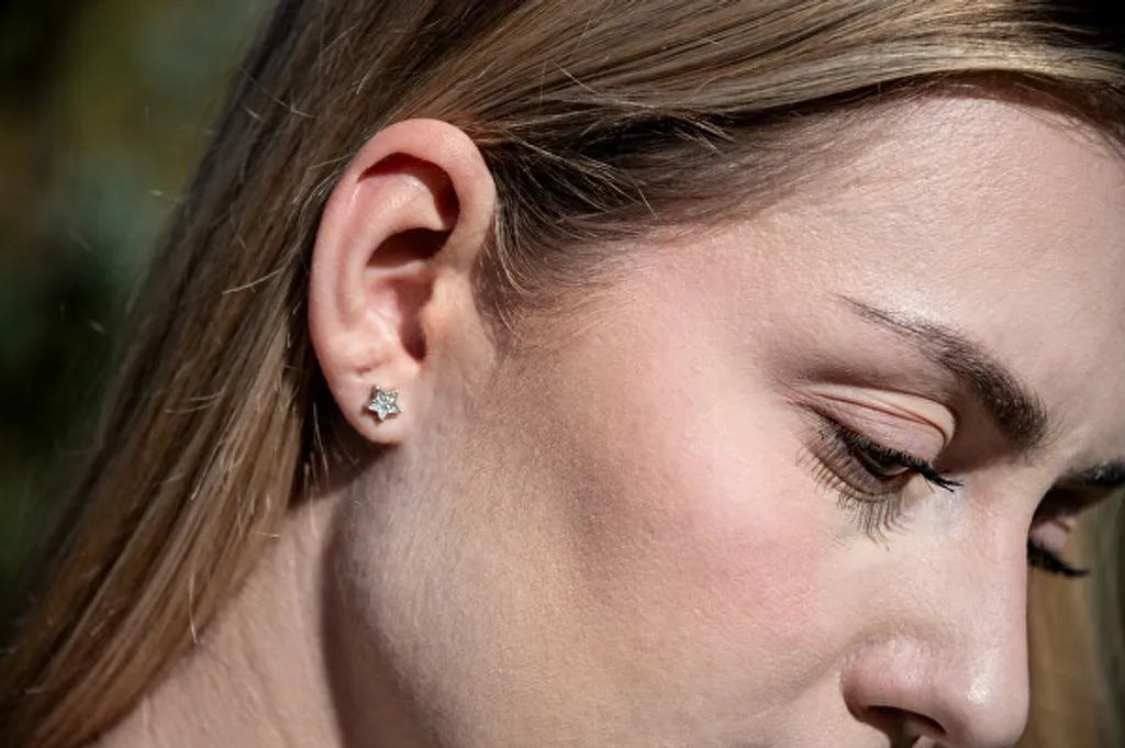 SOFIA MILANI – Orecchini Creoli A Esagono In Argento 925 Placcato Oro, Ipoallergenici - 3