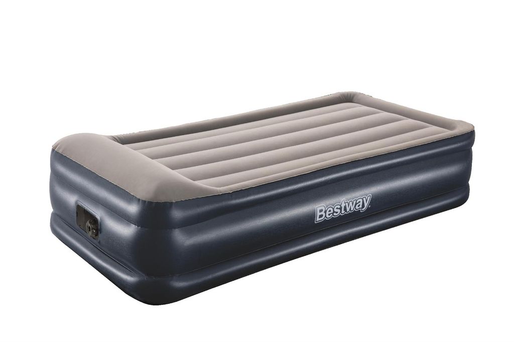 A Bestway air mattress on a white background.