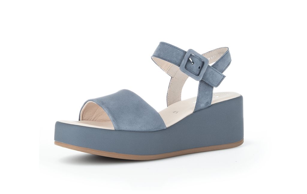 Gabor Keilsandaletten Keilsand. nautic Damen 31353733373039 Blau 40 1/2 EU
