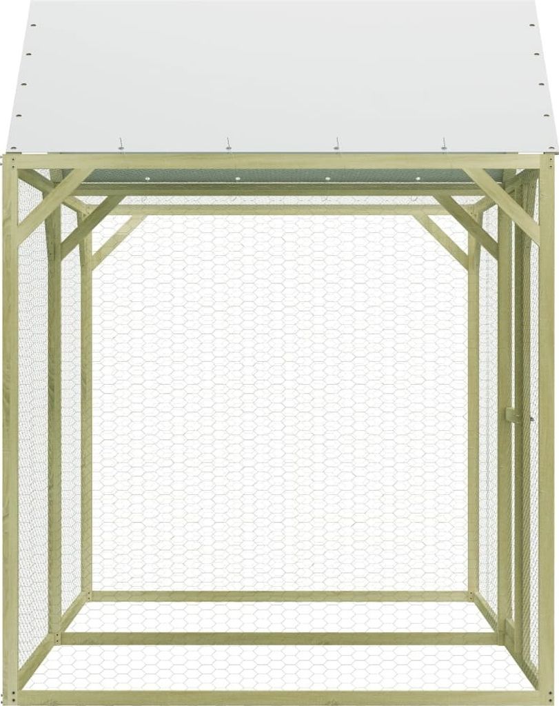 Eleganter Möbel Hühnerkäfig 3x1,5x2 m Imprägniertes Kiefernholz - CJG216886 - Kleintier-Ställe
