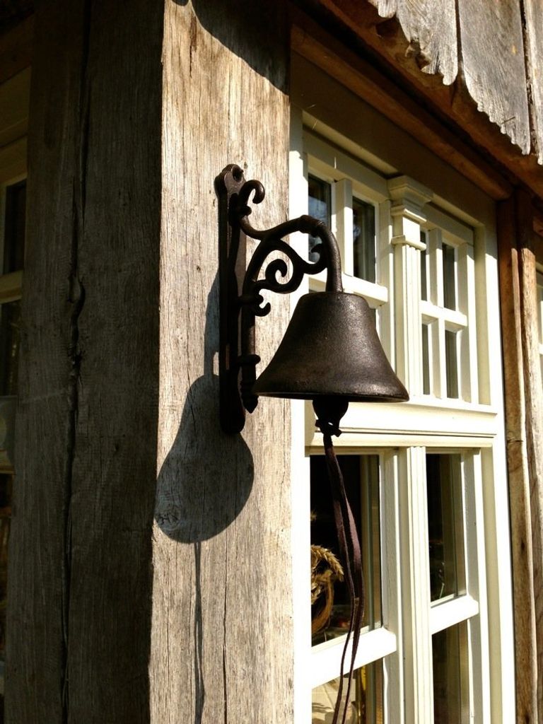 Glocke -schöne Gartenglocke, apart an der Haustür wie antik und mit tollem Klang